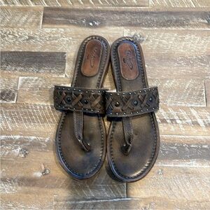 Freebird by Steven Brown Sandals with Woven Leather